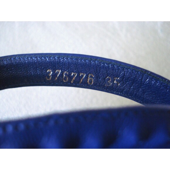 Alexander McQueen Platform Stiletto Peep Toe Blue Sandals Size 35 Italy - US 5 - Picture 10 of 11